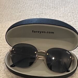 Quay Australia Gold Frame Sunglasses
